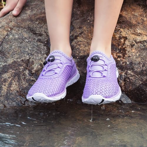 Image of DOUSSPRT Water Shoes for Kids Boys Girls Quick Dry Beach Sports Swim Pool Aqua Shoes for Toddler /Little Kid /Big Kid
