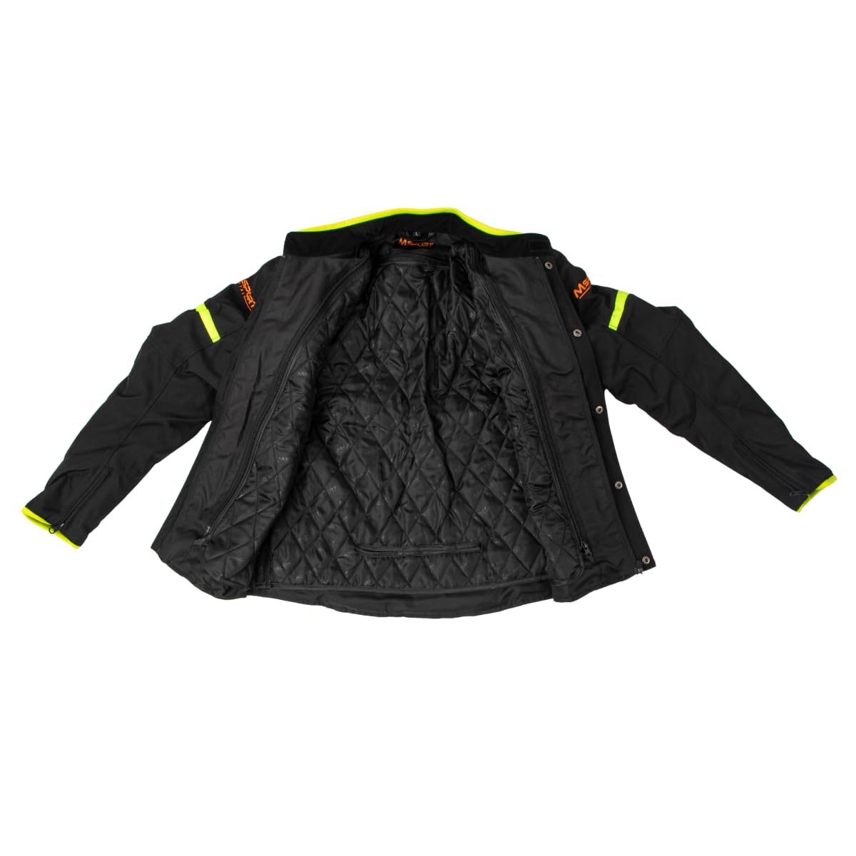 Msport Giacca Moto 4 Stagioni Impermeabile, Giacca Moto con Interno Termico Rimovibile, Antivento e Antipioggia