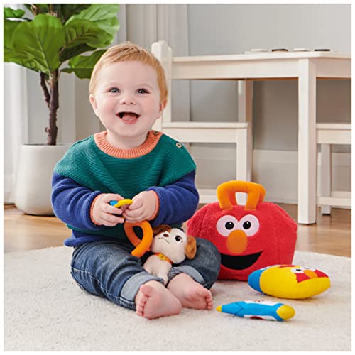 Kit de jeu sensoriel Elmo en peluche douce, cadeau idéal dès 12 mois - 2