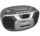  THOMSON Radio CD/K7 RK110CD - Noir/Gris