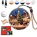 Produktbild fjaldjfu Christbaumkugel Memory Sphere, 2025 New Memory Orb Video Kugel, 2.7 Inch Magic Crystal Ball, 3D Personalisiertes Kugel Mit Video für Familie Und Freunde (Weiß)