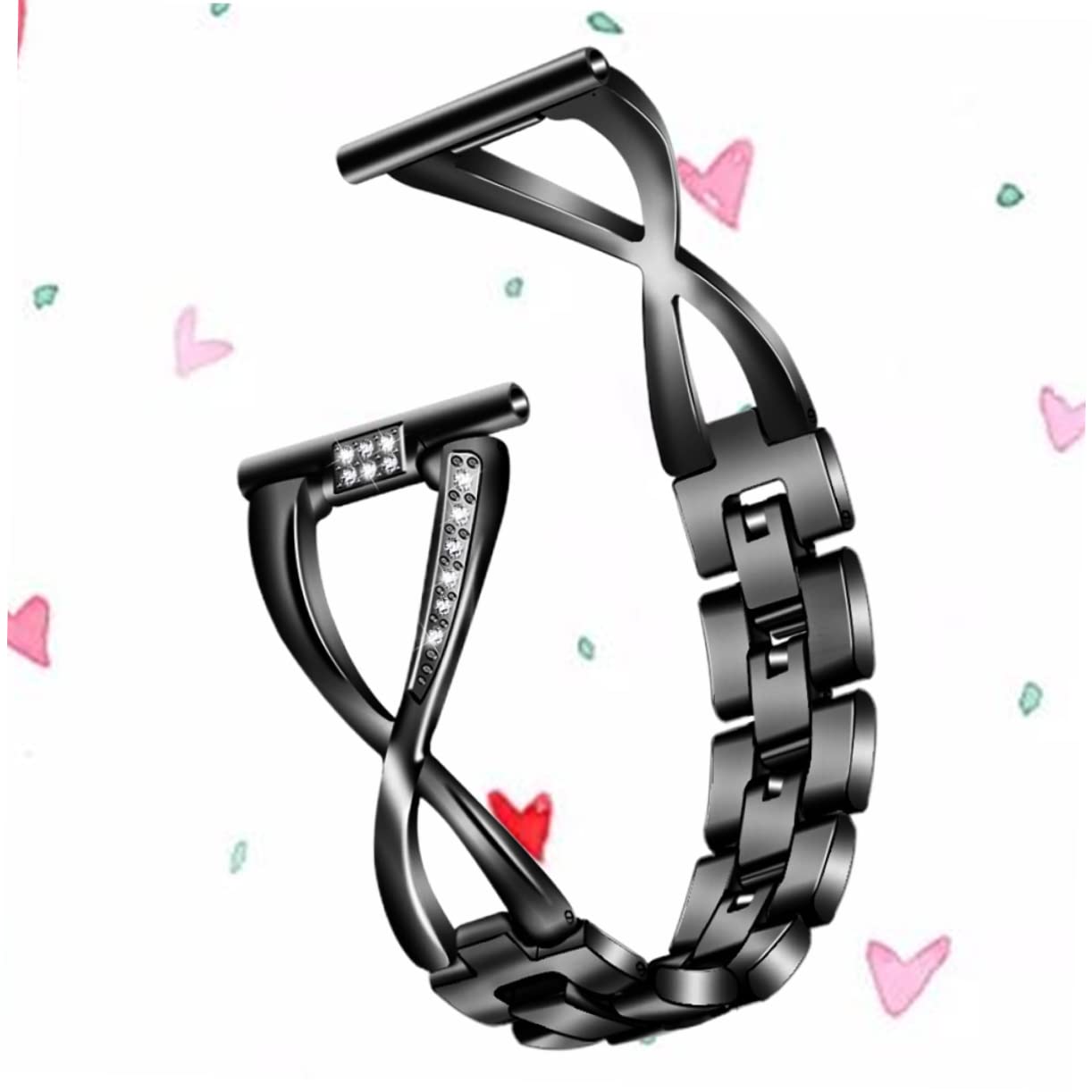 Correa De Pulsera Banda Correa De Reloj Mirar Black
