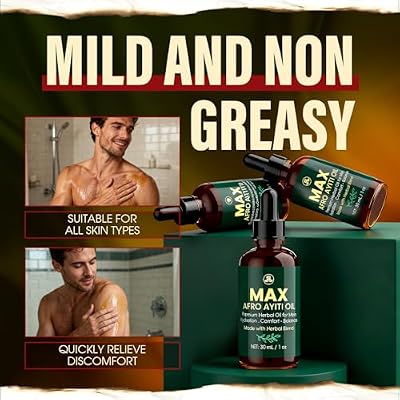 Max+ Afro Ayiti Oil, Natural Herbal Massage Oil for Male(1)
