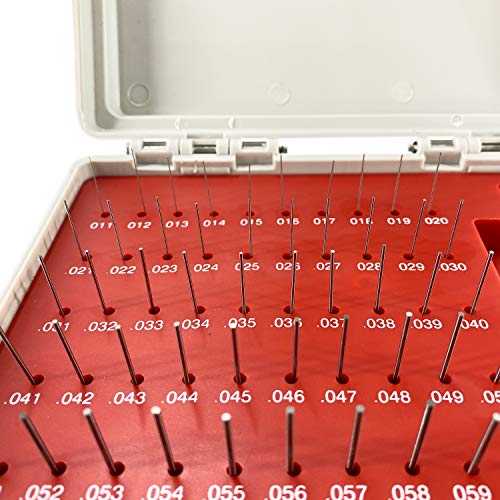 Texalan SGUI-M0-IN R) Steel Pin Gage Set Minus Heat Treated thumb #3