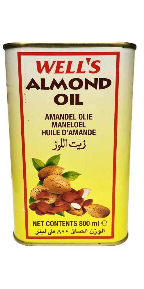 Wells Almond Oil 800 ml Tin