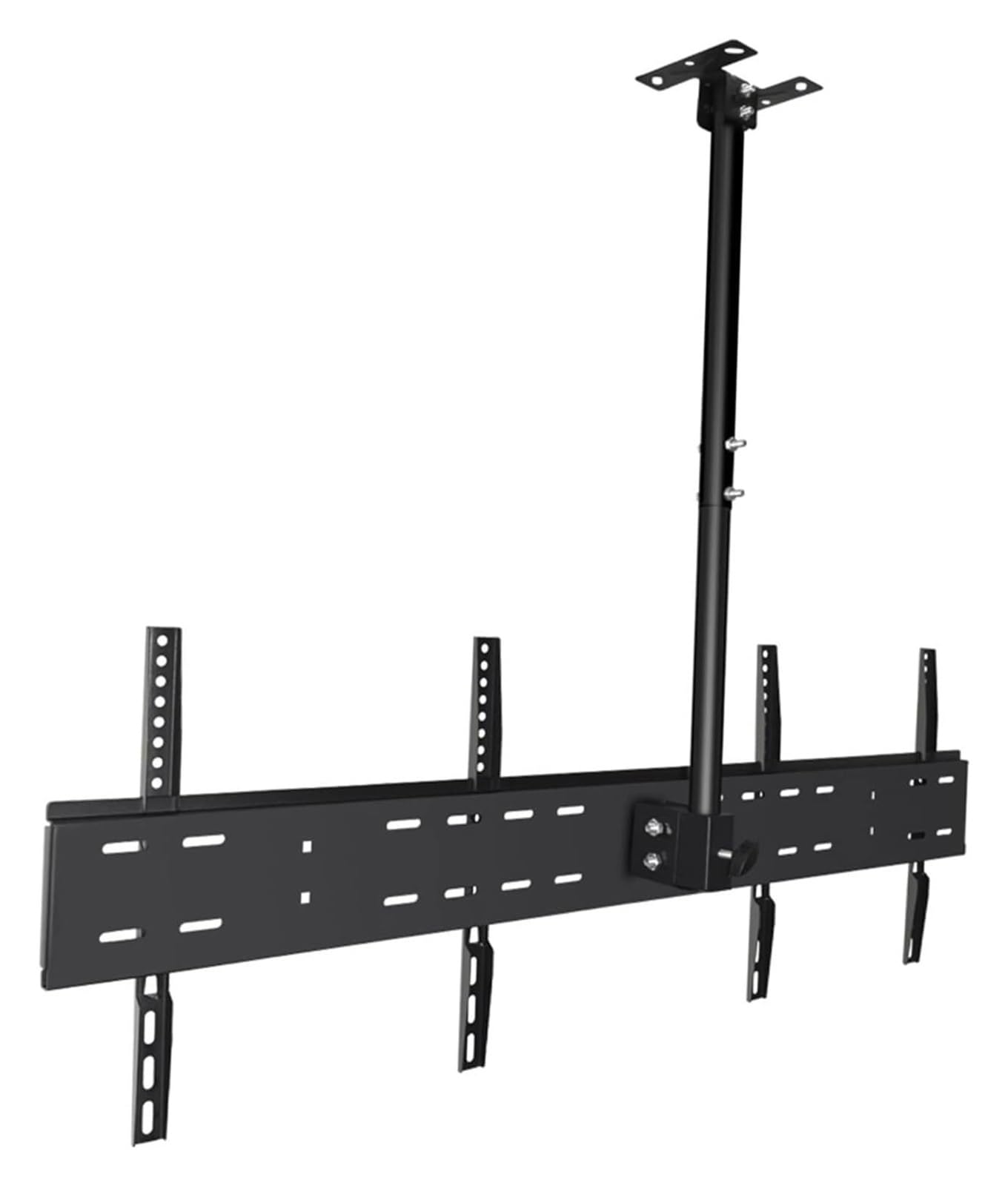 Support TV plafond double écran pour gagner de la place 32-40
