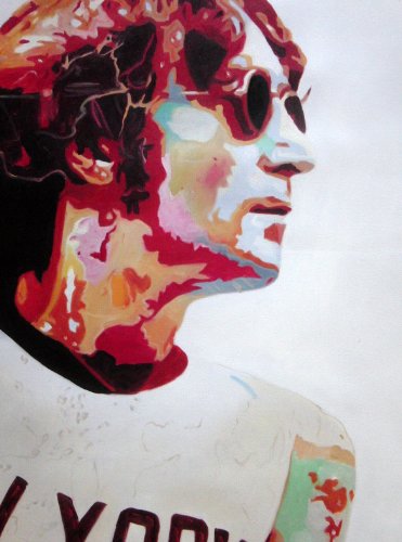 John Lennon Beatles Peinture à l’huile, 28 x 16, non pas d’une impression, giclée ou Poster. peinte à la main. Cadrage disponibles, veuillez nous envoyer un e-mail pour plus de détails. - Les Beatles, Paul McCartney, John Lennon, RIngo Starr, George Harrison John Lennon Beatles Peinture à l'huile, 28 x 16, non pas d'une impression, giclée ou Poster. peinte à la main. Cadrage disponibles, veuillez nous envoyer un e-mail pour plus de détails. – Image 5