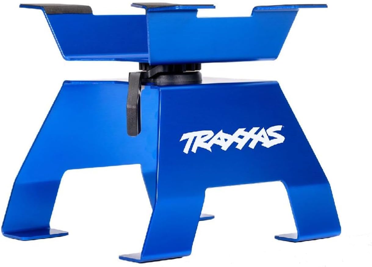 Traxxas 8797 Blue Aluminum X-Truck Stand for X-Maxx and XRT