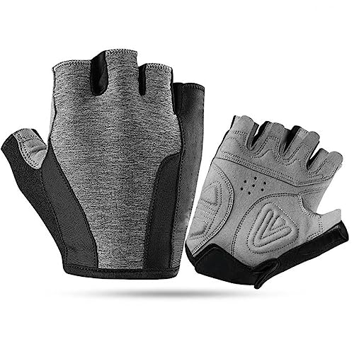 Gants de vélo de montagne à doigts courts Comfort Bike pour hommes et femmes