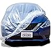 Bulk Lot of 5 -- Plastic Car Covers with Elastic Band 12 X 22 Feet Disposable Temporary Paint Dust for Automobiles