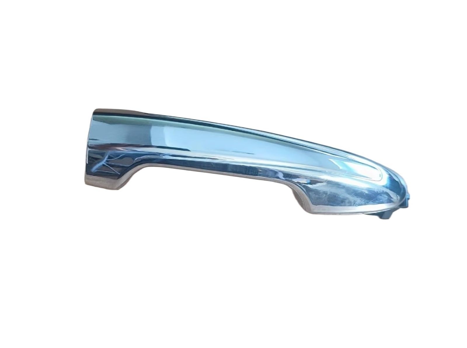 IUKMR for Toyota for HILUX for REVO 2015-2018 for RAV4 2013-2016 Black&Chrome Front & Rear Exterior Door Handle Car Outer Door Handle(Chrome,Rear Left)