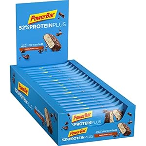 Powerbar – 52% Protein Plus – Chocolate Nut – 20x50g – High Protein Low Sugar Riegel