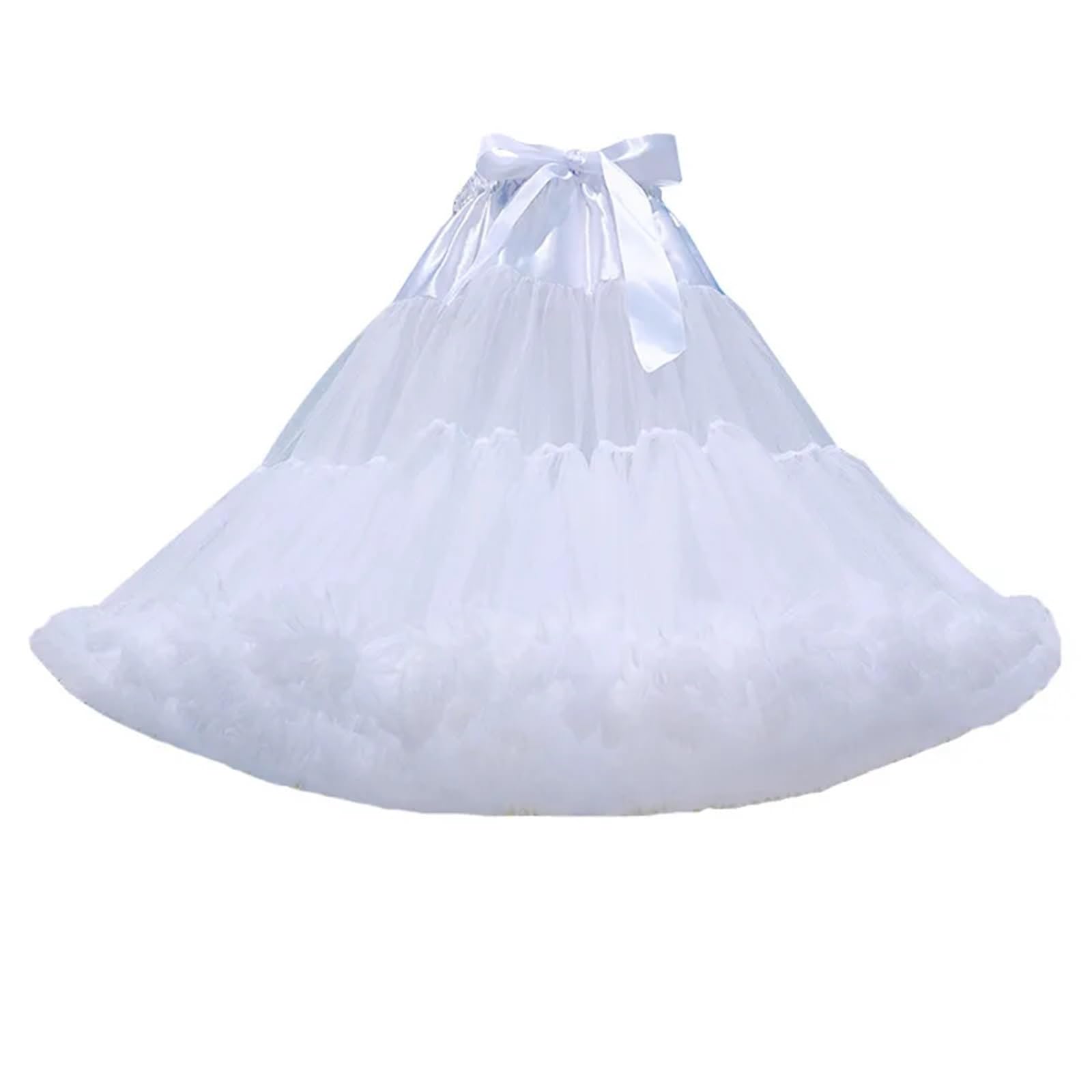 Sottogonna Bianca da Sposa, Crinolina Donna, Sottogonna for Feste, Lolita