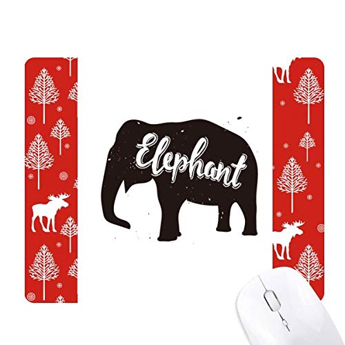 L'animal noir et blanc l'éléphant la souris noël woods forêt bois