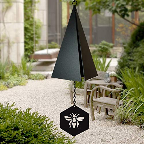American Harbor Collection: 3-Tone Wind Bell With Honey Bee Wind Catcher #TOP2
