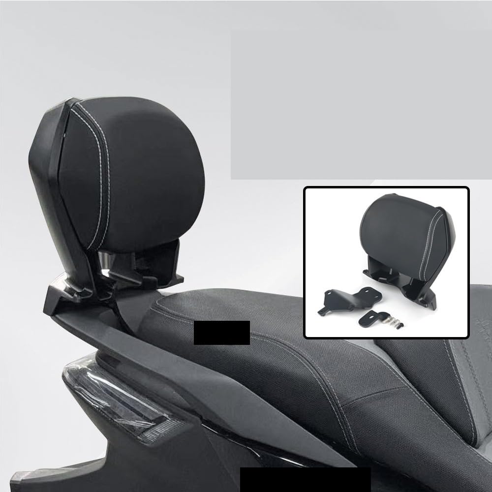 Motorcycle Backrest Pad Kits Motorcycle Black Rear Passenger for Seat Tailstock Backrest Back Rest Cushion Pad for SR250GT SR250 SR 250 GT 250GT