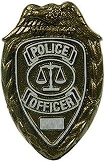 Aluminum Grave Marker Police Officer, Cemetery Memorial Flag Holder, Policeman Plaque, Made In USA