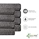 NatureMark 8er Spar-Pack Frottier Handtücher, Handtuch-Set, 50 x 100 cm, Anthrazit grau, 100% Baumwolle