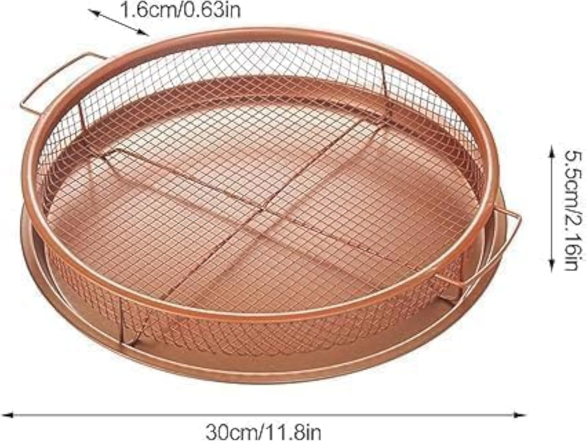 Round Shape Kitchen Deep-Fried Food Drain Basin