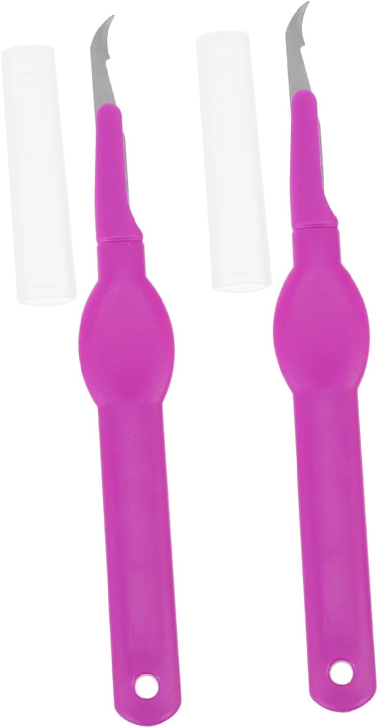 Veemoon 2pcs Seam Ripper Tool Kit for Sewing Ergonomic Thread Cutter Stitch Unpicker for Quilting and Crafting