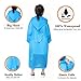 HLKZONE Rain Ponchos for Kids, [2 Pack] EVA Kids Rain Jacket Reusable Rain Coat with Hood for Kids Boys Girls 6-12 Years Old