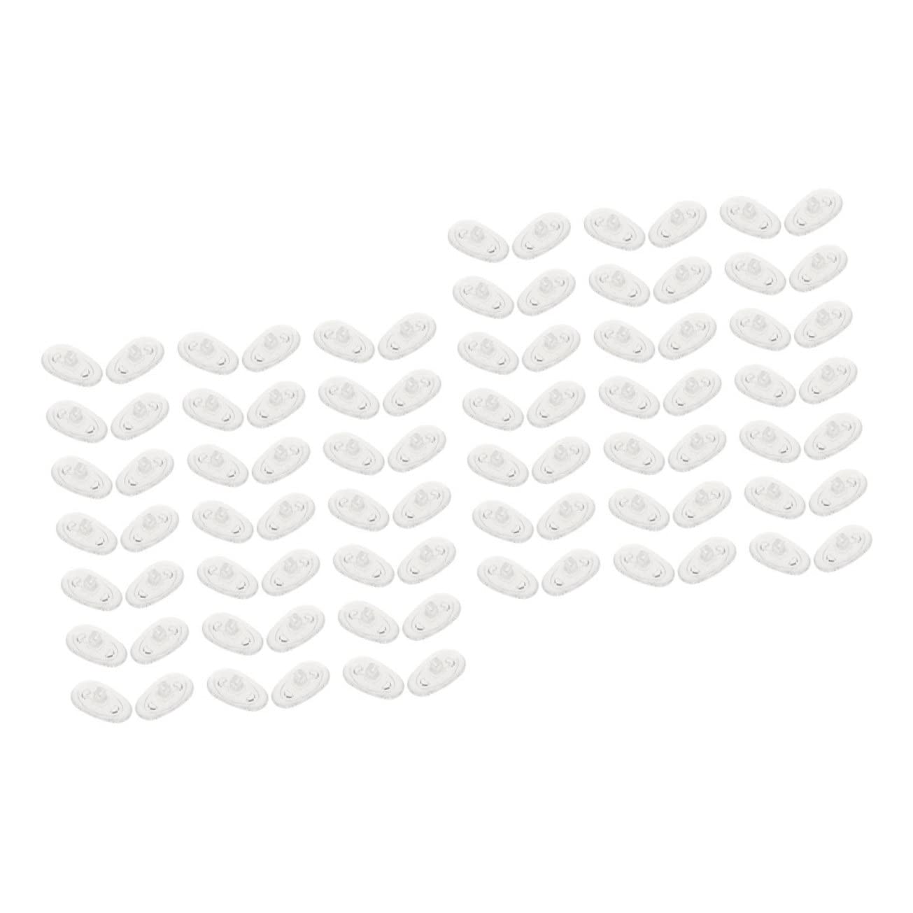 Healeved 500pares Almohadillas Nasales De Silicona Para Gafas Suaves y Antideslizantes Accesorios Para Mejorar La Sujeción y Comodidad Gafas