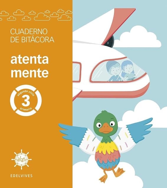 Portada de Alas 3º e. Primaria Cuaderno de Atención y Cuidado Aprender a Atender