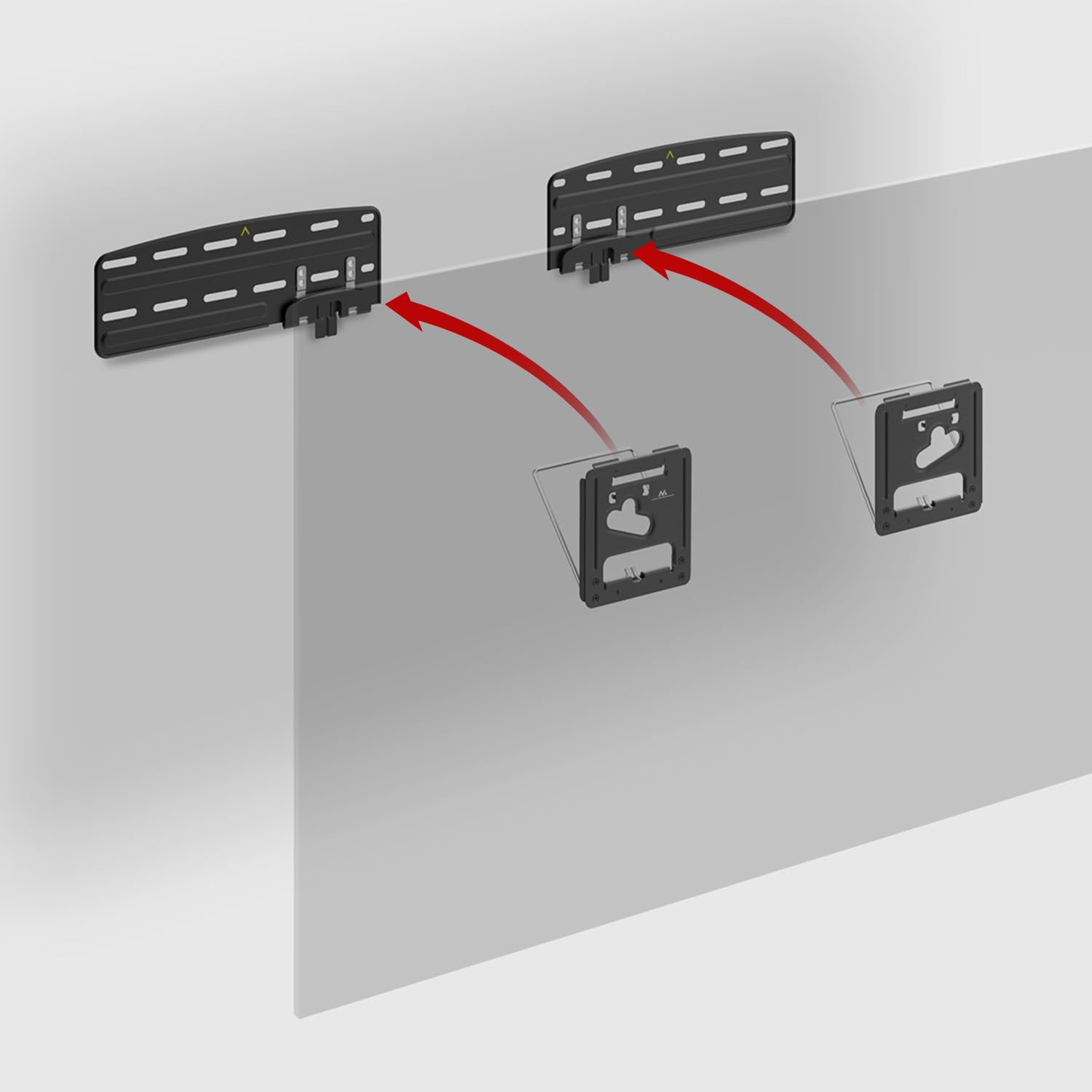 Maclean MC-806 N TV Wall Mount bracket connection