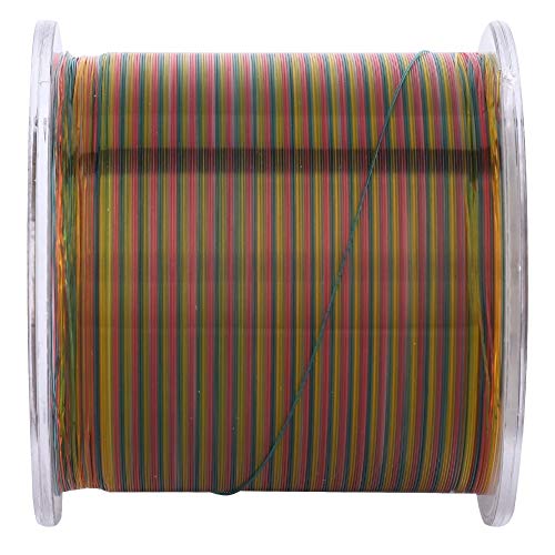 Qqmora 500 m Angelschnur, hochfeste Angelschnur, bunt, flexibel zum Angeln – Bild 8