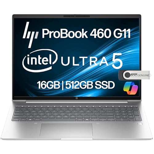HP ProBook 460 G11 rWlX m[gp\R 16C` FHD+ fBXvCAIntel Core Ultra 5 125U (Beats i7-1355U)A16GB DDR5 RAMA512GB NVMeAWi-Fi 6EARJ-
