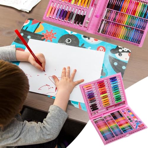 Juego de rotuladores para colorear con 150 bolígrafos de colores y estuche completo de dibujo 2