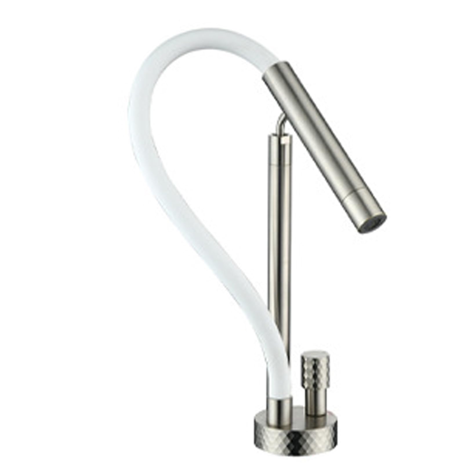 JRUIA Brushed Gold And Orange Kitchen Faucet, 360° Arbitrary Adjustment Bathroom Sink Faucet, Four Water Outlet Modes,C