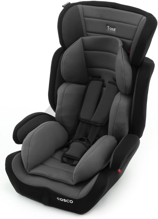 Cosco Kids, Cadeirinha Tour, 9 a 36 Kg, Cinza e Preto