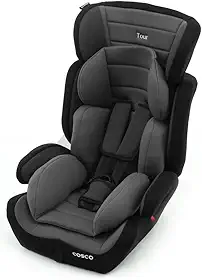 Cosco Kids, Cadeirinha Tour, 9 a 36 Kg, Cinza e Preto