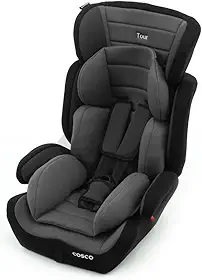 Cosco Kids, Cadeirinha Tour, 9 a 36 Kg, Cinza e Preto