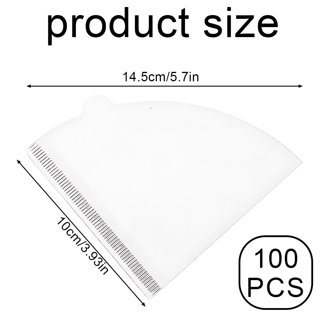 100 Filtri Per Caffè Conici - Carta Non Sbiancata - Per Caffettiera Americana - Foto 6