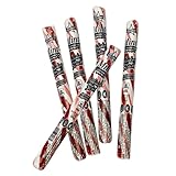 Jumbo Peppermint Candy Canes, Set of 5 Giant Sticks, 3.5 oz Each, Individually Wrapped, Perfect for Holiday Tree Decorations and Treats