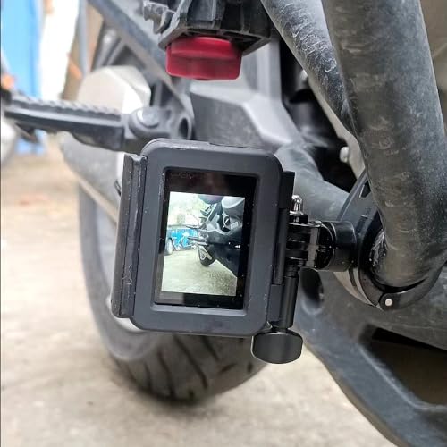 Action Kamera Halterung,Fahrrad/Motorrad Clip Lenkerhalterung,Fahrrad Lenker Halterung für GoPro Serie Action Kameras,Schwarz
