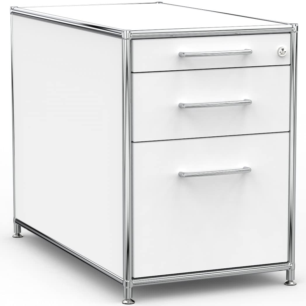 Standcontainer 05802-80cm - Hängeregistratur Holz Weiss