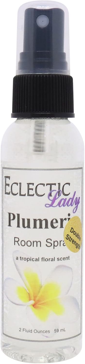 Plumeria Room Spray (Double Strength), 16 Ounces, No Artificial Colors, Parabens, or Preservatives - Fragrant Aromatic Room Mist For Home, Room, Office