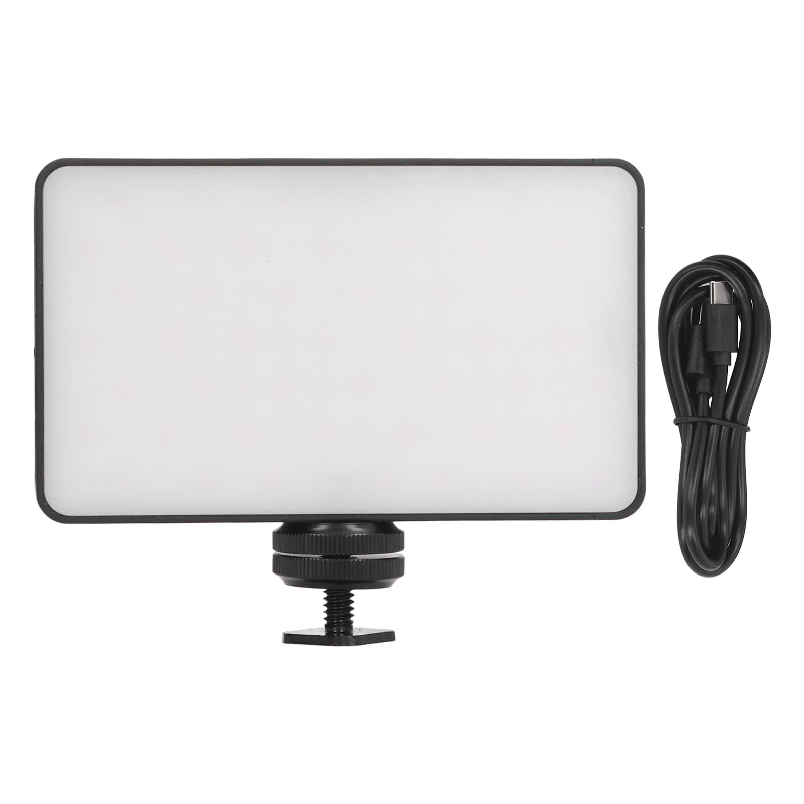 Luce Video RGB, Pannello Luminoso a Colori per Videocamera LED Portatile, 3000 MAh Ricaricabile, Lampada da Pannello Dimmerabile da 2500 K a 9000 K, per Vlogging, Fotografia,