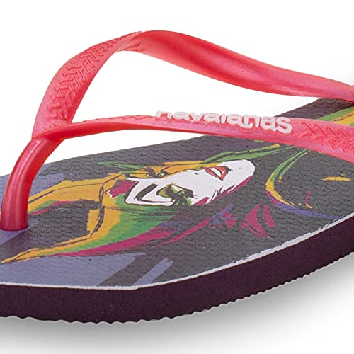 Chinelo Slim Villains, Havaianas, Feminino, Preto, 37/38