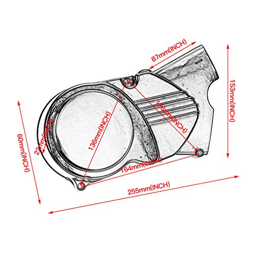 image for HIAORS Silver Left Engine Stator Cover for CRF50 XR50 SSR 50cc 70cc 90
