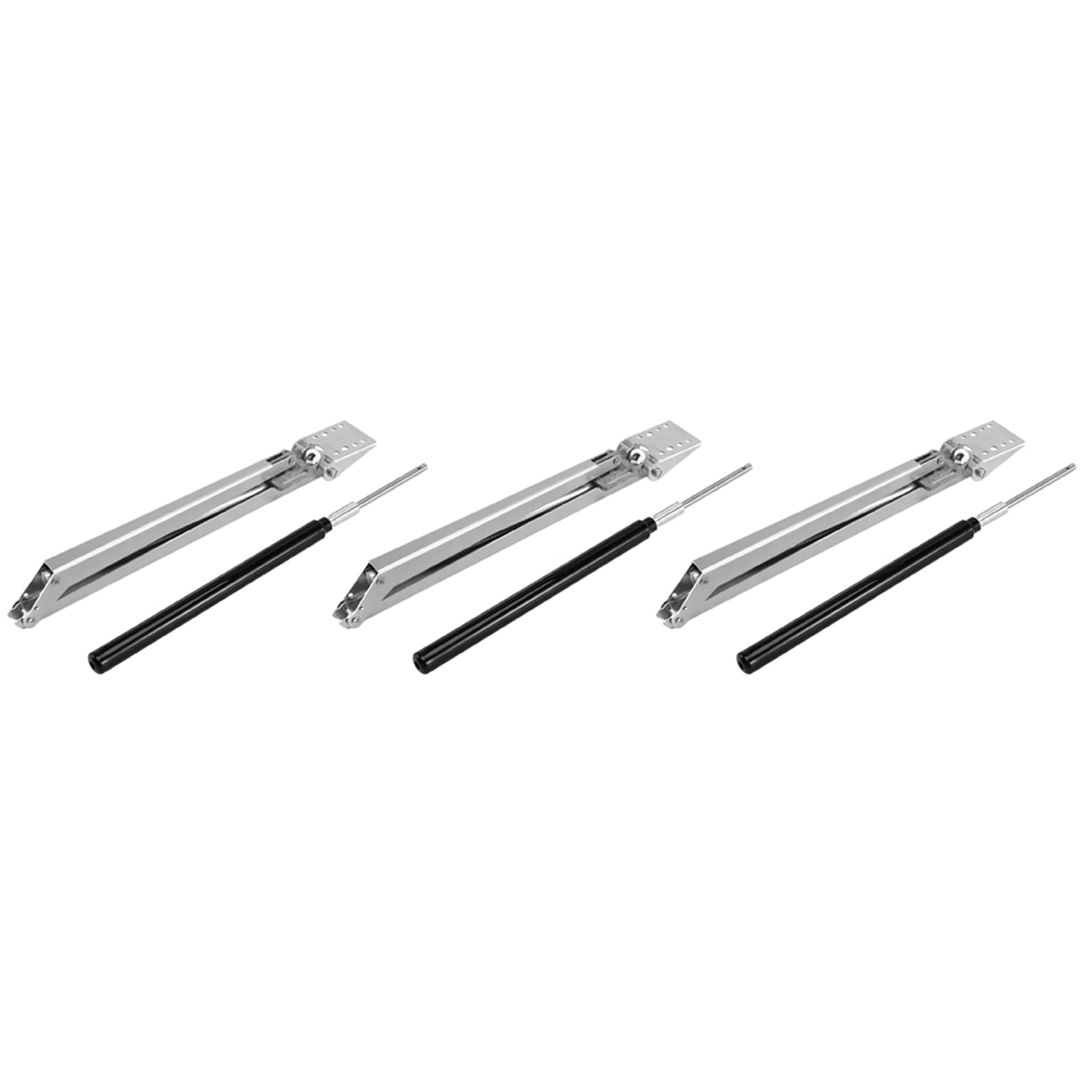 Jnchdghwa Silver&Black 3X Automatic Aluminum Alloy Greenhouse Window Opener Roof Vent Autovent Solar Heat Sensitive Automatic Window Opener
