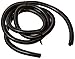 JT&T Products (4306F) - 1/2" Diameter, Flex-Guard Convoluted Tubing, Split Seam, Black - 7 Ft. Cut
