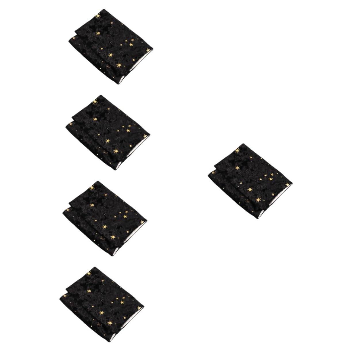 Lurrose 5piezas Funda De Tela Decorativa Para Libros De Libros De Reutilizable Para Notas y Escritos