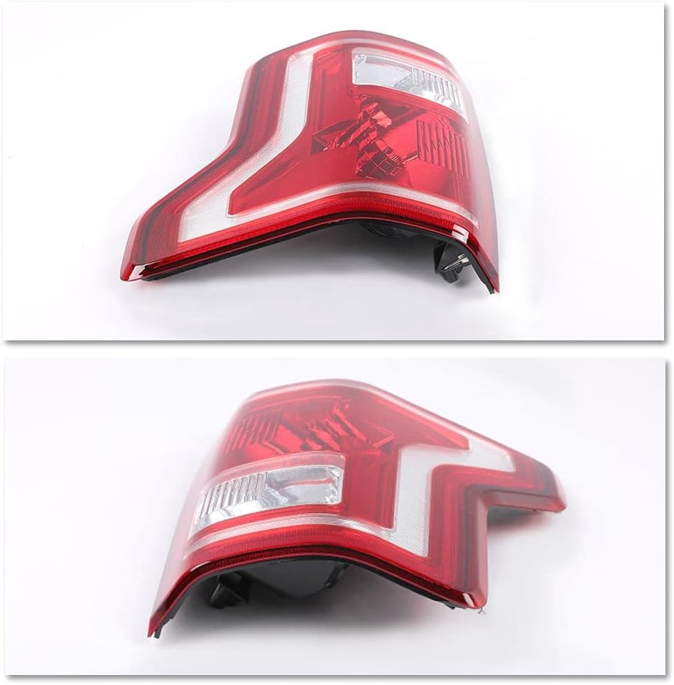 CHEDA Tail Light w/Bulb Compatible with Ford F150 SSV 16-17/Fits F150 (submodel: Lariat, XL, XLT) FL3Z13405A-PFM FO2800239 FL3Z13404A-PFM FO2801239 Right Rear Lamp Assembly Pilotos Traseros Conjunto
