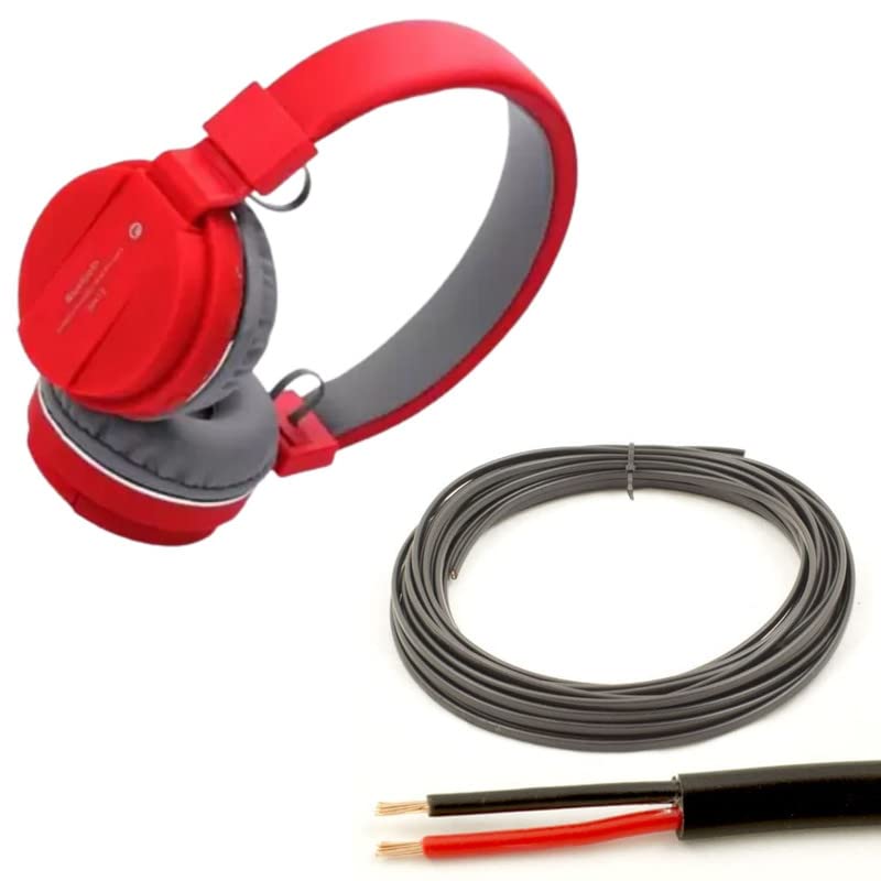 Cospex Combo Pack of 2 Items - Comfortable On-Ear Bluetooth Wireless Headphone, Flat 2 core Copper Wires and Cables 2.5mm for Domestic and Industrial Electric-image-40