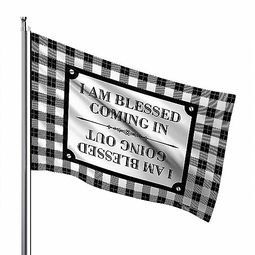 Drapeaux muraux drôles I Am Blessed idée cadeau originale ado