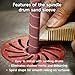 Spindle Sander Sleeves,12PCS Oscillating Sanders for Woodworking,120 Grit Sanding Drums for Dremel Rotary Tool, 4-1/2” Length, 1/2”, 3/4”, 1”, 1-1/2”, 2”, 3”Diameter